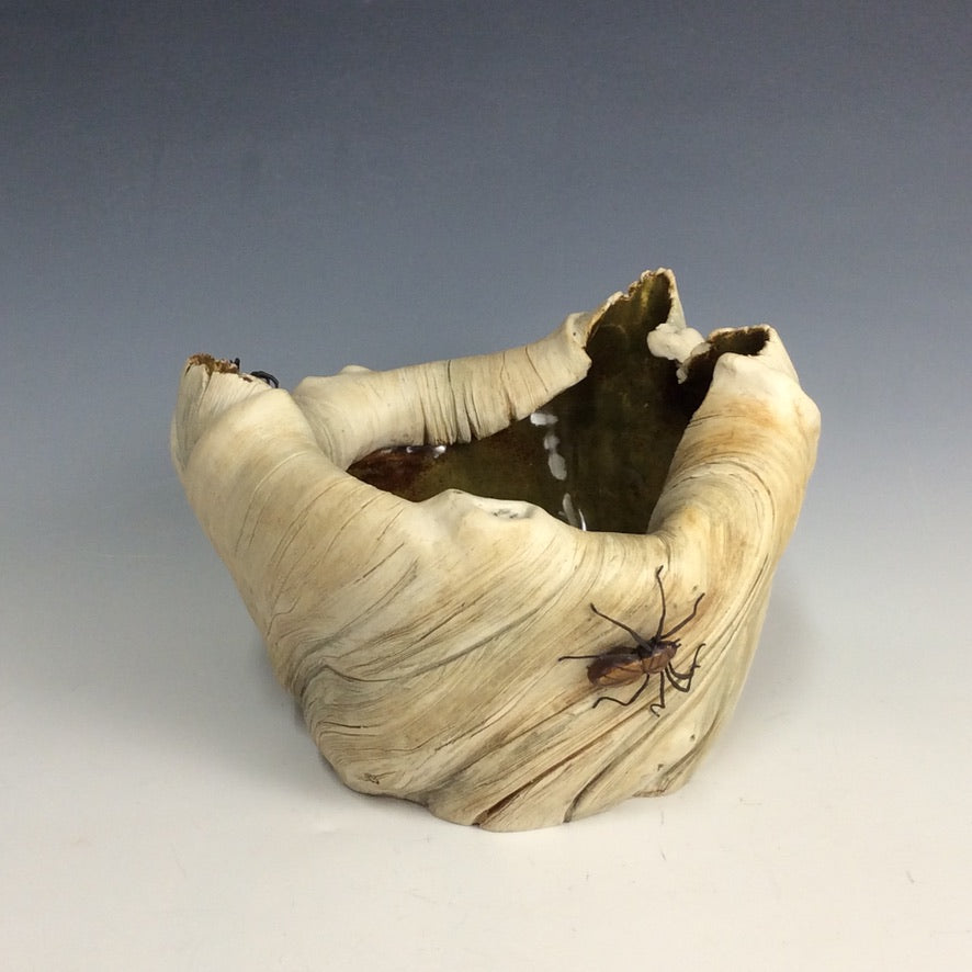 Karen Jean Smith - Bowl with two spiders #1