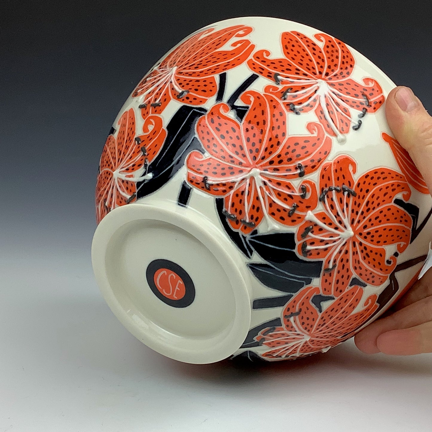 Courtney Eppel - Tiger Lily Serving Bowl #51