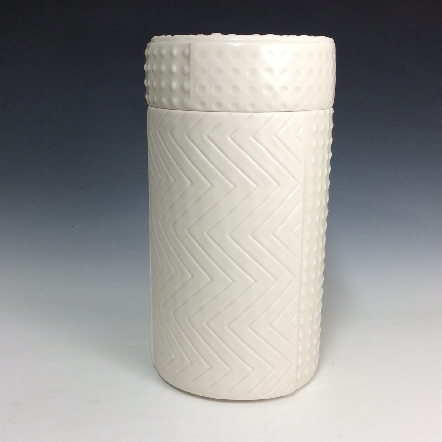 Kelly Justice White Jar #201