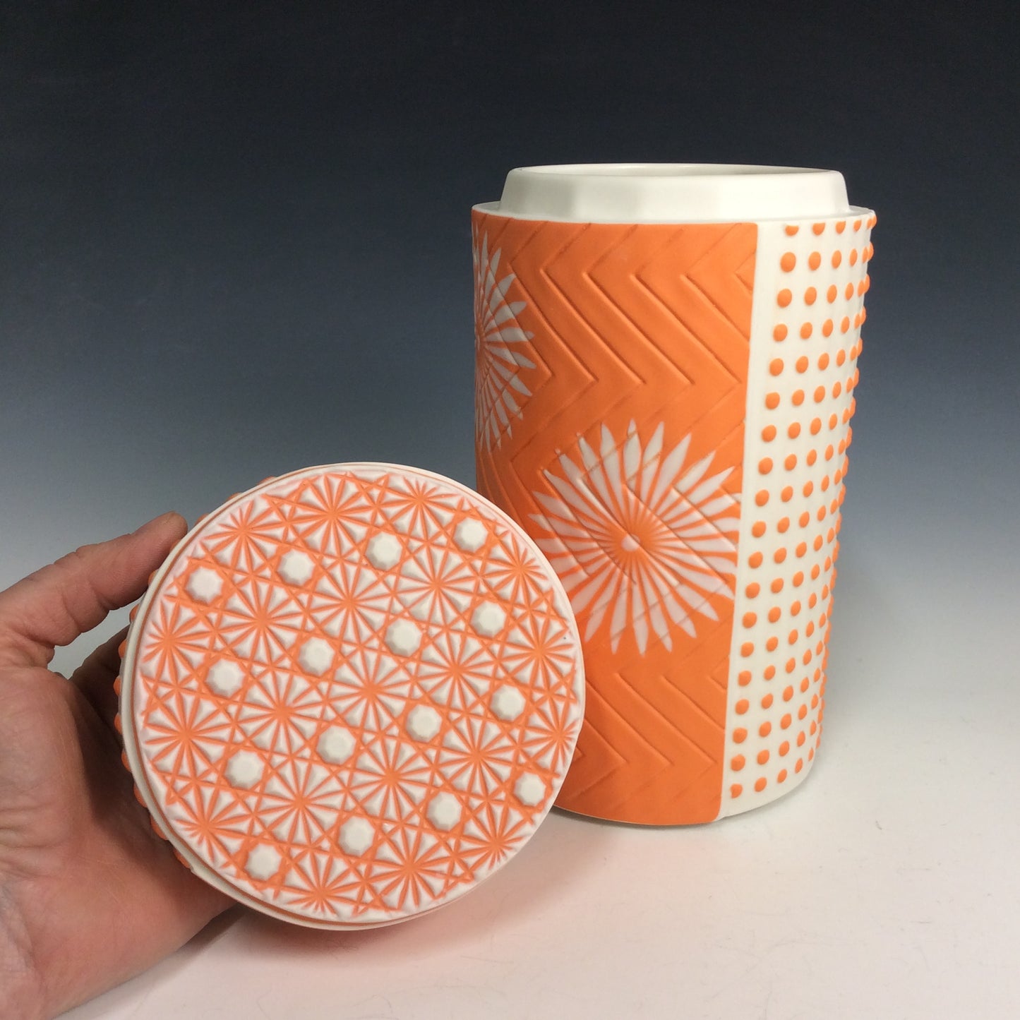 Kelly Justice- Orange Jar #1