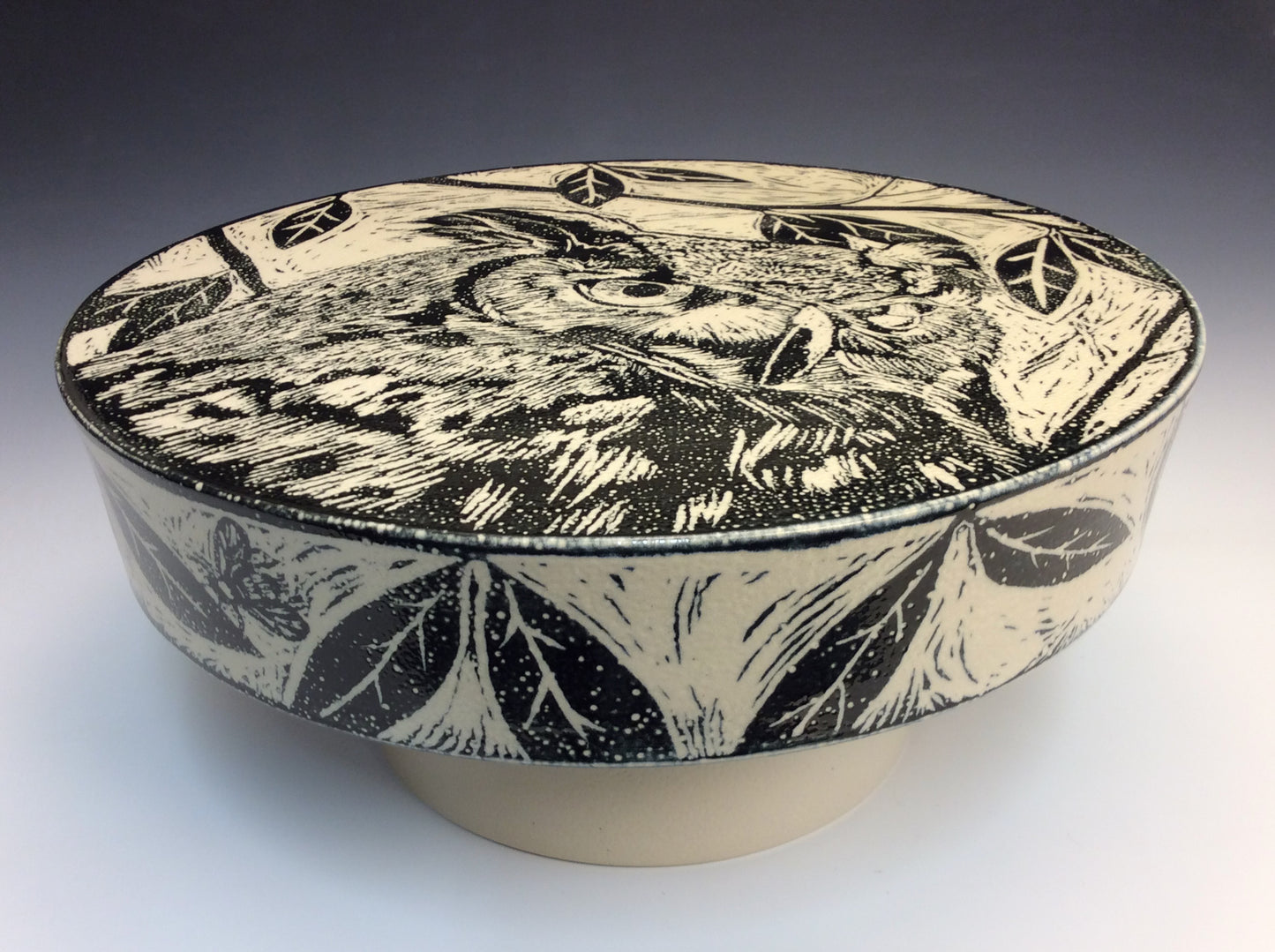 Stacey Stanhope Dundon- Owl Cake Plate #23