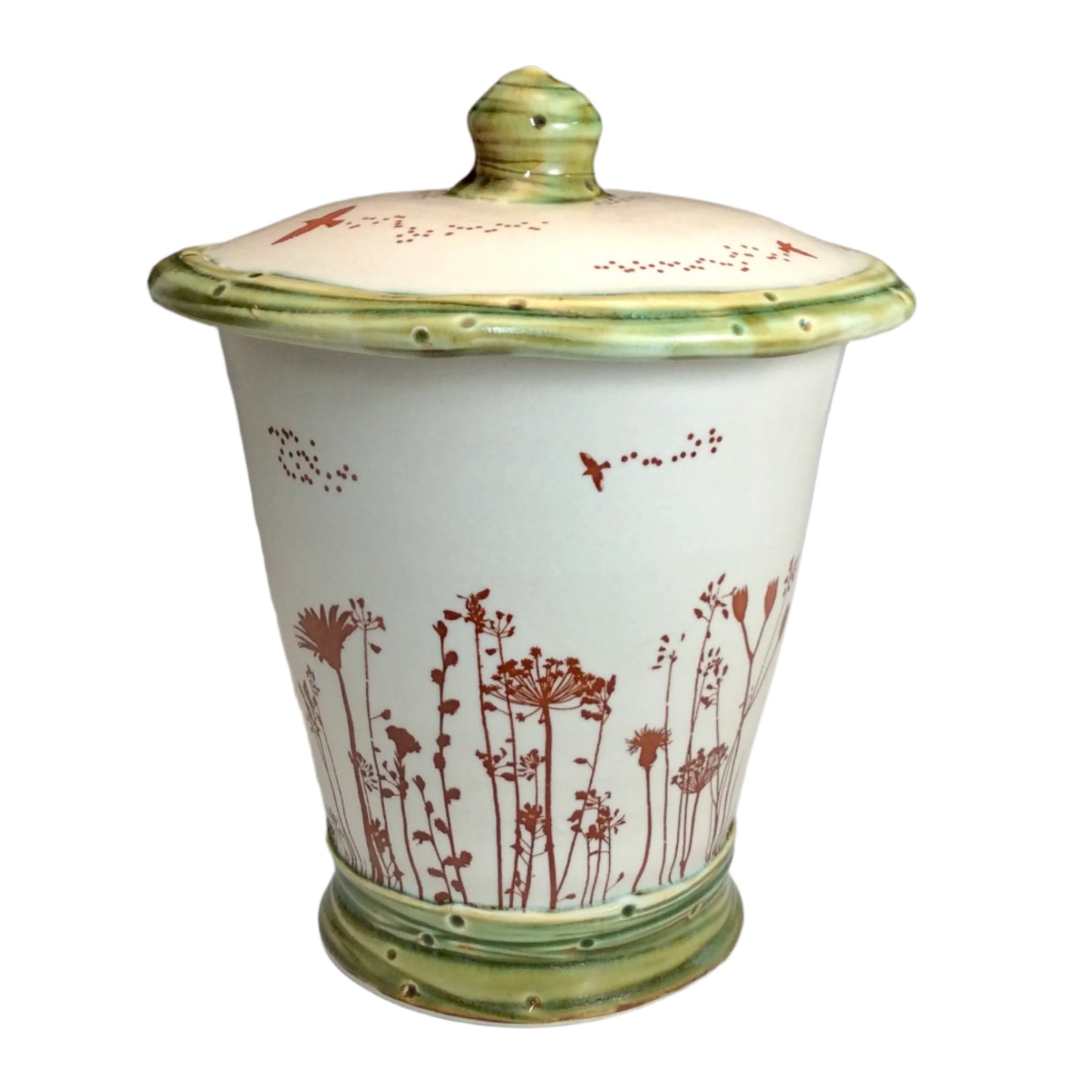 Jen Gandee Covered Jar #142