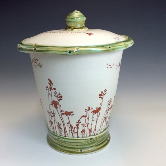 Jen Gandee Covered Jar #142