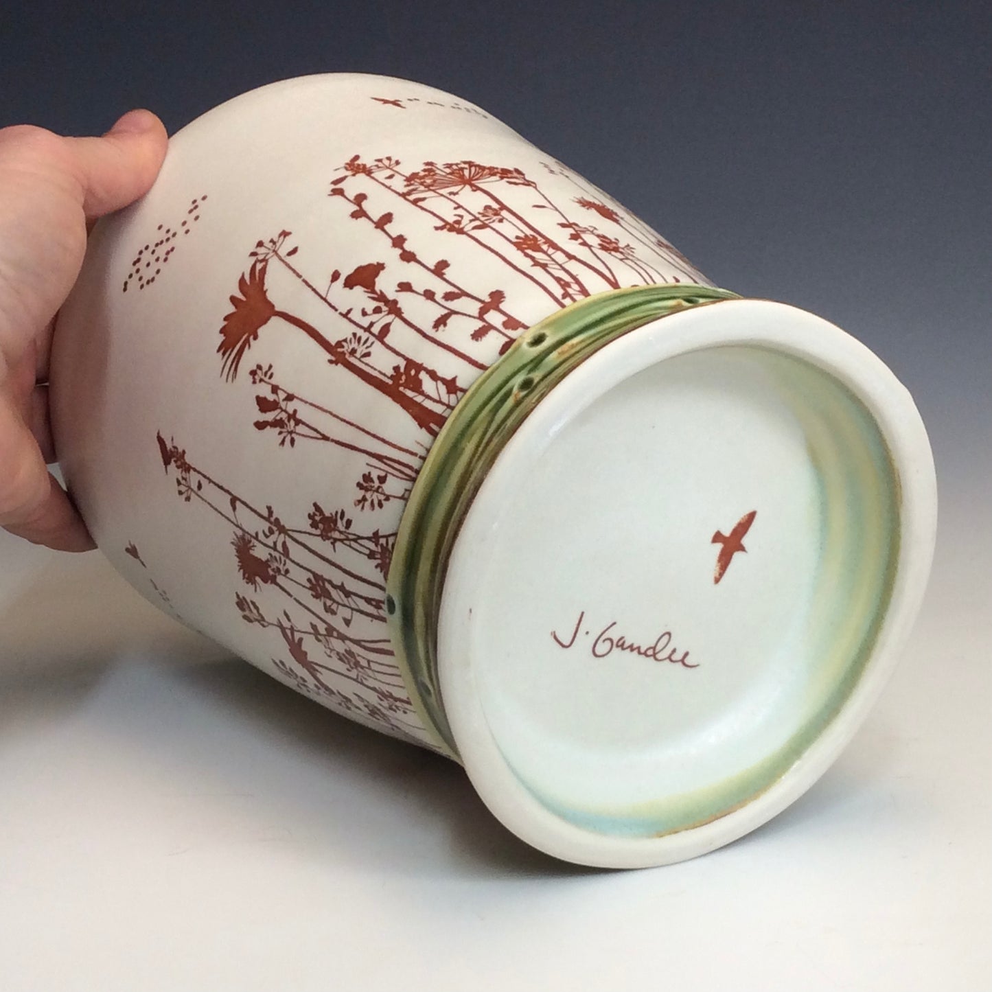Jen Gandee Covered Jar #142
