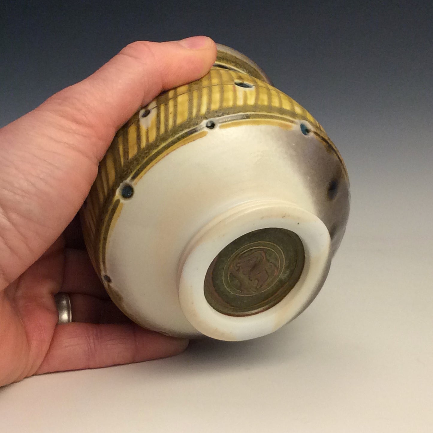 Andrew McIntyre- Perforated Amber Cup #9