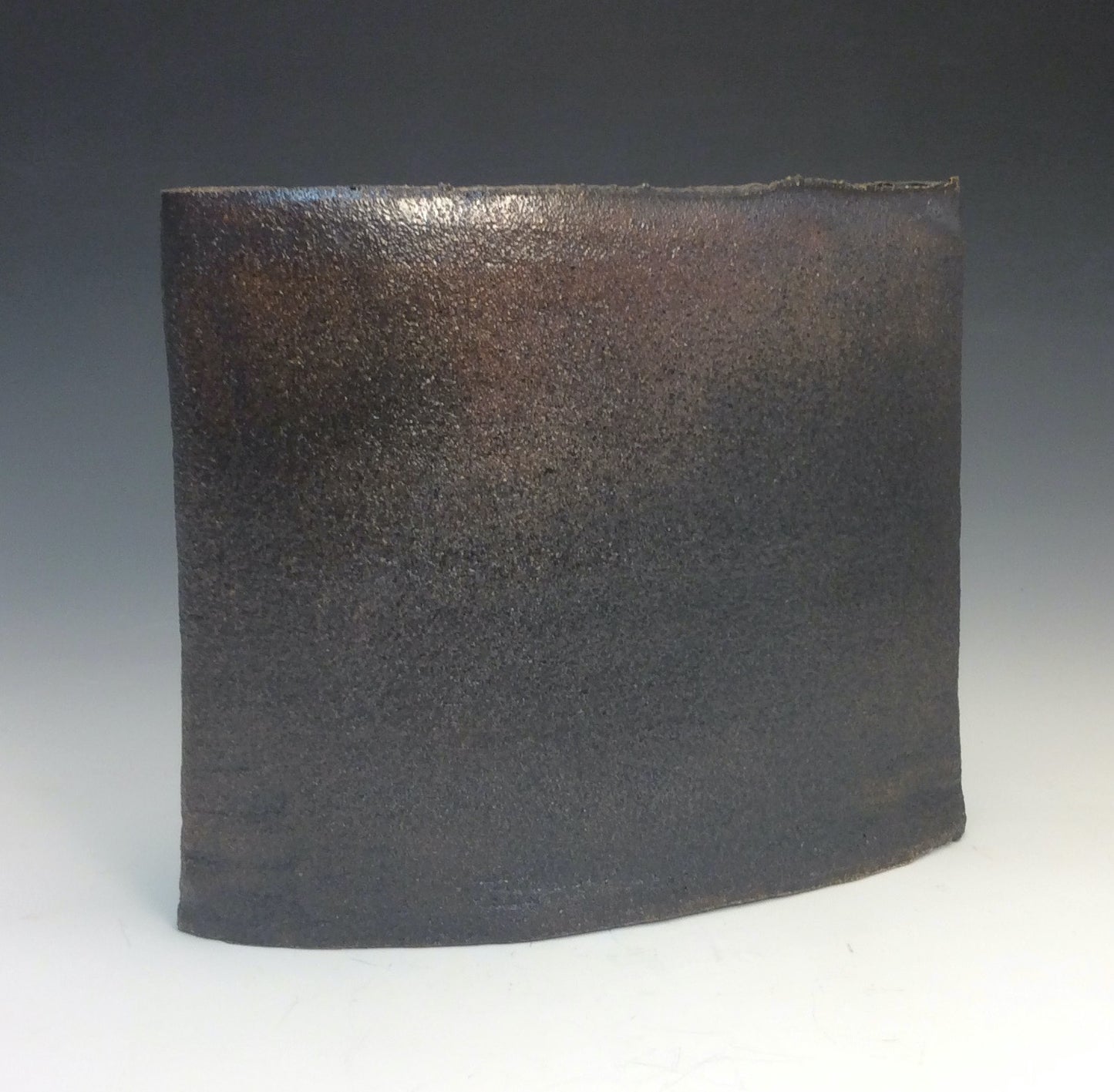 Michael Hughes Oval Stoneware Vase #28