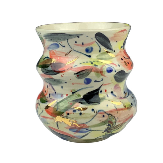 Renqian Yang - Butterfly Vase #14