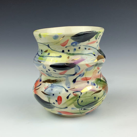 Renqian Yang - Butterfly Vase #14