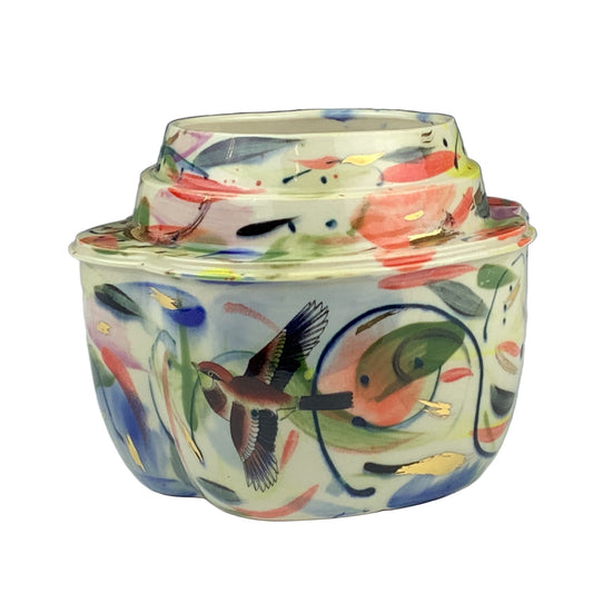 Renqian Yang - Vase w/one bird #12