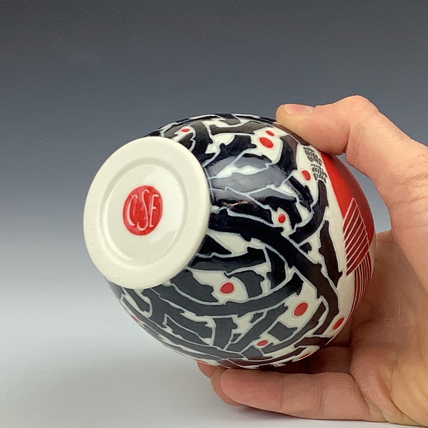 Courtney Eppel - Cardinal Vase #54