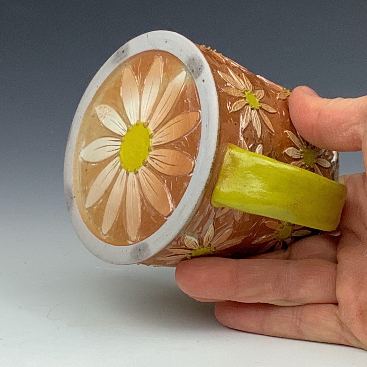 Courtney Eppel - Wood Fired Daisy Mug #59