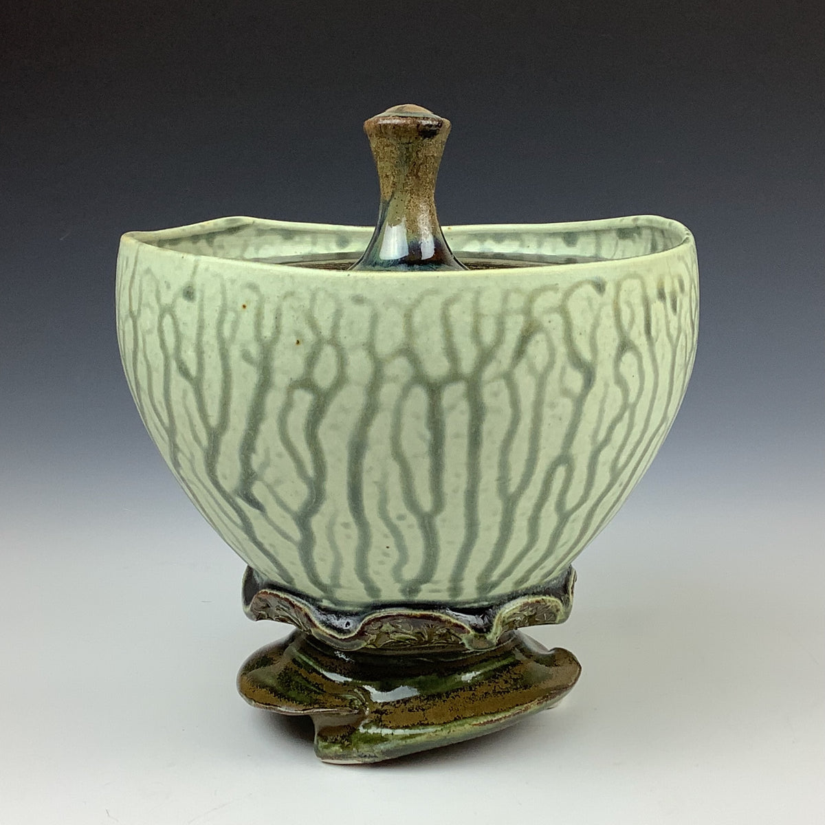 Ed Feldman - Lidded Jar #214