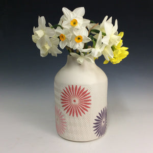 Kelly Justice Pinwheel Vase #206