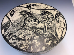 Stacey Stanhope Dundon- Owl Cake Plate #23