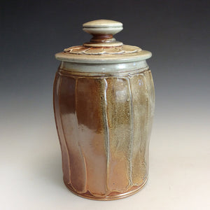 Ed Feldman Large Jar  with Lid #170