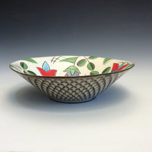 Load image into Gallery viewer, Colleen McCall- Wide Bowl w/ Tulip Pattern #4
