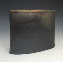 Load image into Gallery viewer, Michael Hughes Oval Stoneware Vase #28
